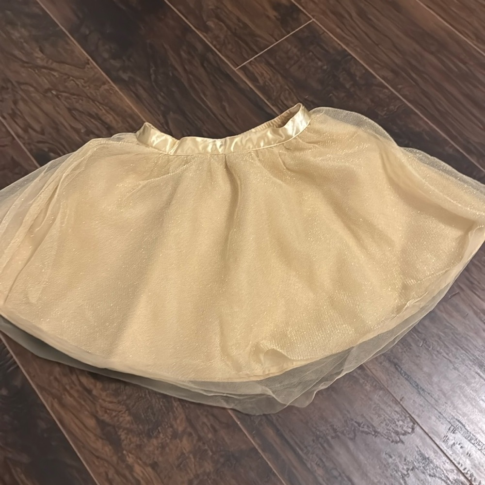 Janie and Jack metallic shimmery skirt 5